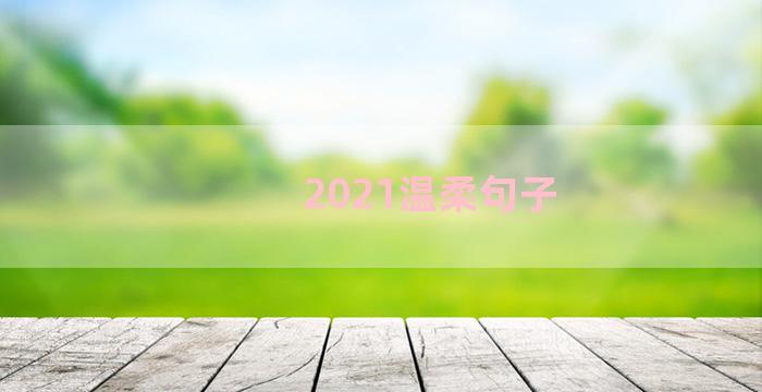 2021温柔句子