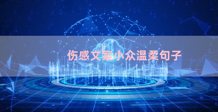 伤感文案小众温柔句子